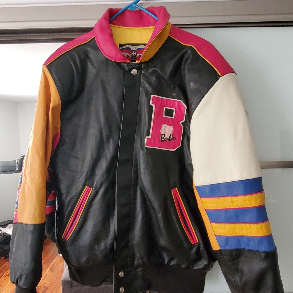 Leather jacket Barbie